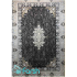 فرش 1200 شانه قیطران طرح دریا رنگ زغالی