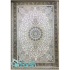 فرش 1200 شانه قیطران طرح نسترن رنگ خاکستری