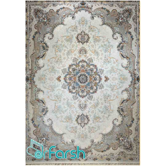 فرش 700 شانه قیطران طرح آناهیتا رنگ کرم