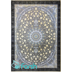 فرش 1200 شانه قیطران طرح میترا رنگ طوسی