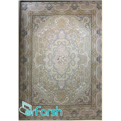 فرش 1200 شانه قیطران طرح کیانا رنگ فیلی