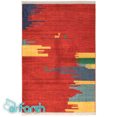 فرش سنتی محتشم مدل 100302 رنگ قرمز