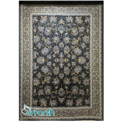 فرش 1500 شانه قیطران طرح شهرناز رنگ طوسی