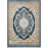 فرش 1200 شانه قیطران طرح غزال رنگ آبی