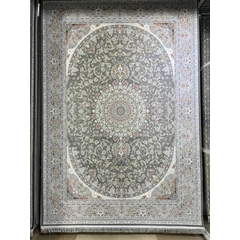 فرش 1200 شانه قیطران طرح غزاله رنگ طوسی