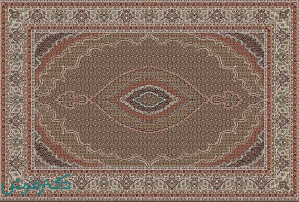 فرش ماشینی طرح ماهی خوی