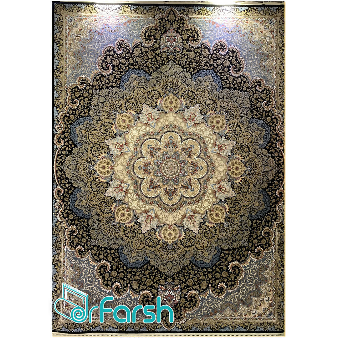 فرش گل برجسته - طرح گلپری